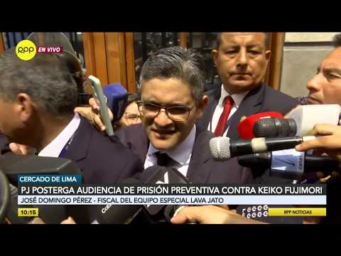 José Domingo Pérez: “Confiamos en que juez dará prisión preventiva para Keiko Fujimori”