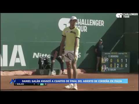 DANIEL GALÁN avanzó a cuartos de final del abierto de Cerdeña en Italia - Noticias Teleamiga
