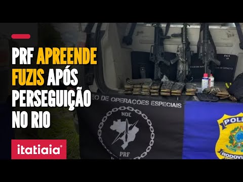 CARRO DE CRIMINOSOS CAI EM RIO DURANTE 'FUGA CINEMATOGRÁFICA' NO RIO DE JANEIRO