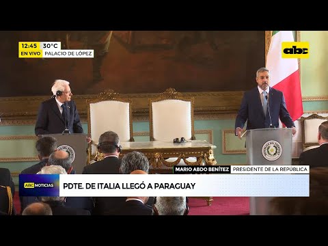 Histórica visita del Presidente de Italia