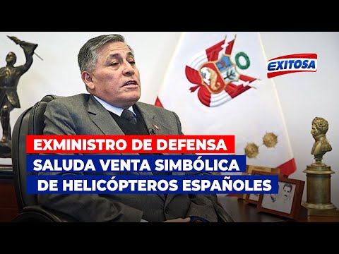 Exministro de Defensa saluda venta simbólica de helicópteros españoles a Perú