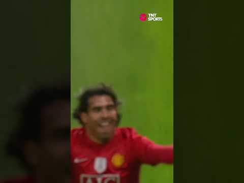 GOLAZO DE CARLOS TÉVEZ, CON EL MANCHESTER UNITED, EN CHAMPIONS LEAGUE #Shorts