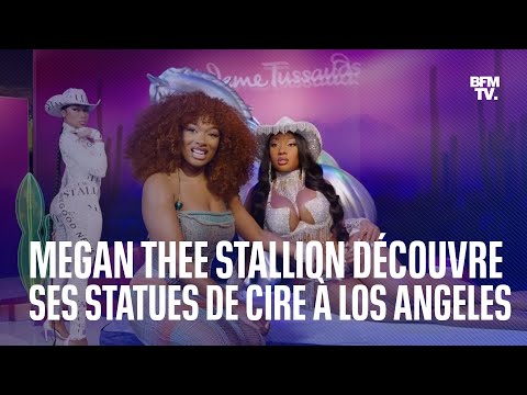 Oh my god, Megan Thee Stallion découvre ses deux statues de cire au Madame Tussauds de Los Angeles