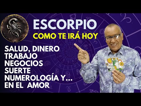 ESCORPIO...DIOS TE ESCUCHÓ..TE LLEGA TU RECOMPENSA de DINERO y SUERTE. EN EL AMOR UNIDOS POR DESTINO