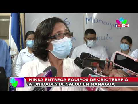 Ministerio de Salud entrega equipos de crioterapia a unidades de salud en Managua