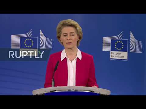 LIVE: Michel and Von der Leyen hold presser after EU leaders’ video conference on COVID-19