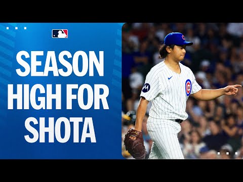 SEASON-HIGH STRIKEOUTS FOR SHOTA!