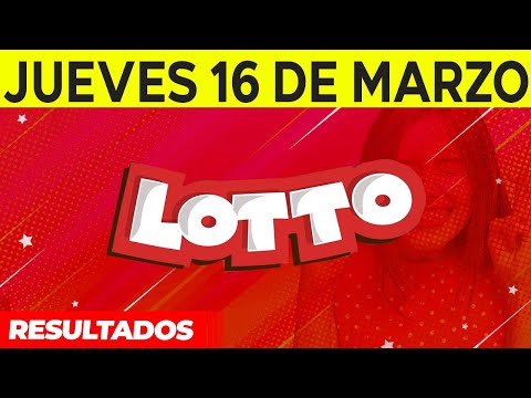 Resultados del Lotto del Jueves 16 de Marzo del 2023