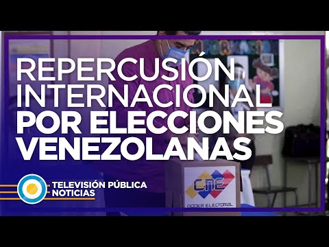 Elecciones en Venezuela: repercusiones internacionales