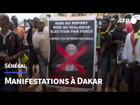 Sénégal: manifestations à Dakar dans l'attente d'une date pour la présidentielle | AFP