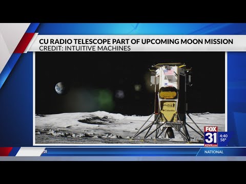 CU-developed radio telescope bound for the moon