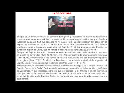 LOS CINCO MINUTOS DEL ESPI?RITU SANTO 13 DE OCTUBRE