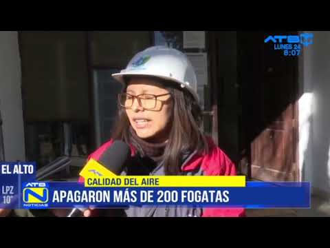 Apagaron alrededor de 200 fogatas en la ciudad de El Alto