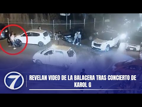 Revelan video de la balacera tras concierto de Karol G