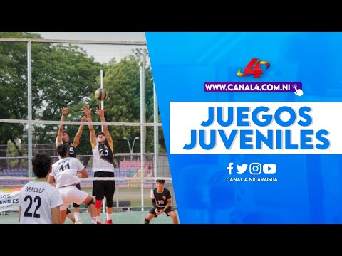 Competencia de voleiball de los juegos juveniles Managua 2023