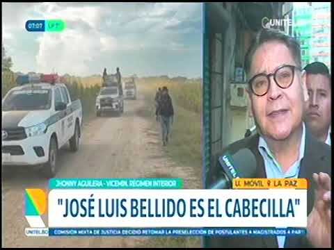 20062024 JHONNY AGUILERA POLICÍA RECUPERA PREDIOS AVASALLADOS UNITEL