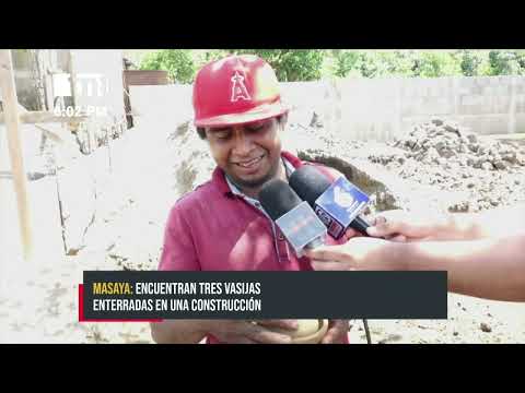 Encuentran piezas arqueológicas en el barrio indígena de Monimbó, Masaya - Nicaragua