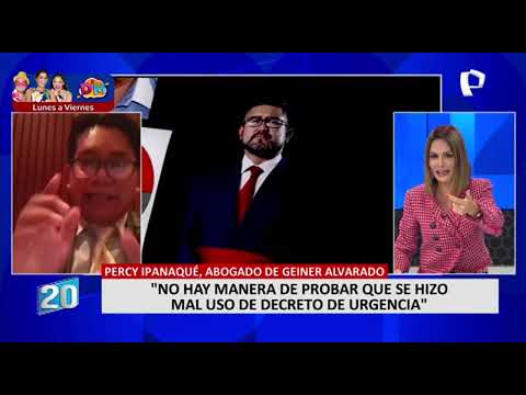 Abogado de Geiner Alvarado: “Si el presidente decide quitarle confianza, él dará un paso al costado”