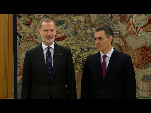 Sánchez promete el cargo de presidente del Gobierno ante Felipe VI