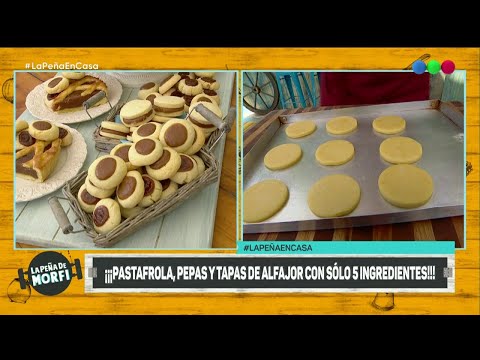 Una masa y tres recetas: Pasta frola, pepas y alfajores - La Peña 2020