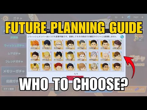 FUTURE PLANNING GUIDE!! WHO TO CHOOSE IN THE NEW SSR SELECT RECRUIT BANNER - HAIKYU!! FLY HIGH
