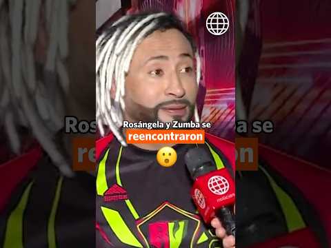 MÁS ESPECTÁCULOS | Zumba y Rosángela Espinoza se reencontraron | #shorts