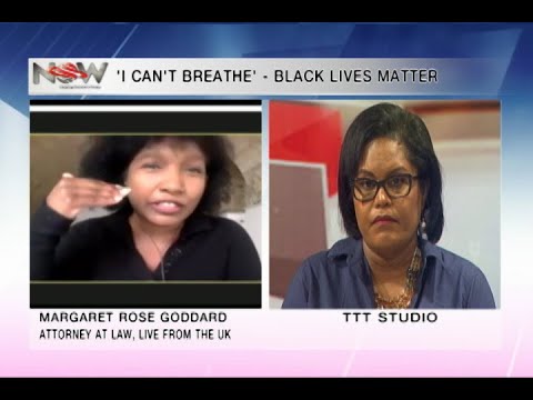'I Cant Breathe' Black Lives Matter - Margaret Rose Goddard