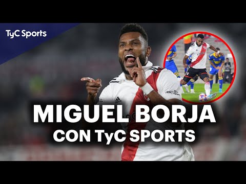 MIGUEL BORJA HABLÓ CON TyC SPORTS  EL GOL A BOCA EN EL SUPERCLÁSICO, LA PELEA CON PALAVECINO Y MÁS