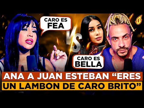 ANA CAROLINA LLAMA LAMBON A JUAN ESTEBAN POR LLAMAR BELLA A CARO BRITO “ELLA NO ES LINDA”