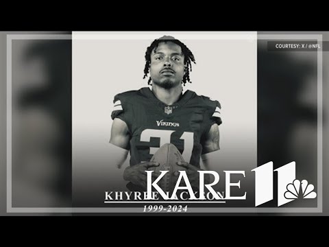 Vikings attend the funeral of Khyree Jackson