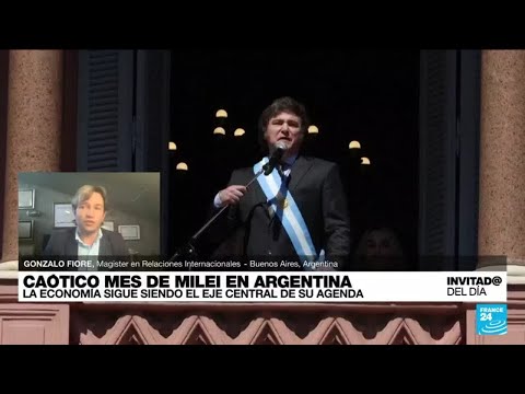 Javier Milei cumple un mes como presidente de Argentina en medio del debate de su “ley ómnibus”