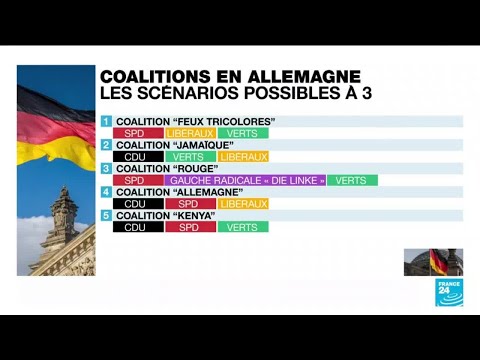 Législatives en Allemagne : comment va se former la coalition  • FRANCE 24
