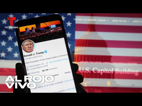 Las redes sociales suspenden al presidente Trump