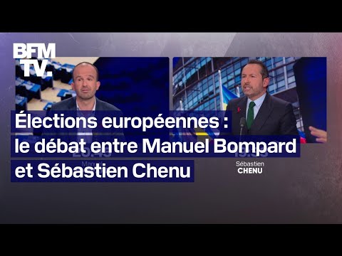 Élections européennes : le débat entre Manuel Bompard (LFI) et Sébastien Chenu (RN) en intégralité