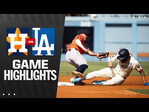 Astros vs. Dodgers Game Highlights (7/5/25) | MLB Highlights