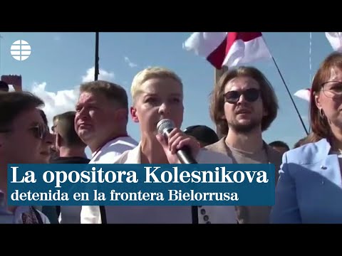 Detenida la opositora Kolesnikova en la frontera Bielorrusa