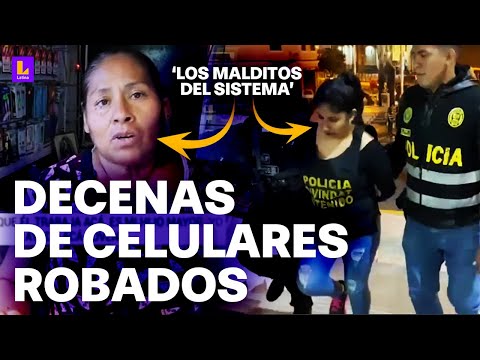 Detienen a dos mujeres que liderarían banda criminal: Vendían celulares robados en Puente Piedra