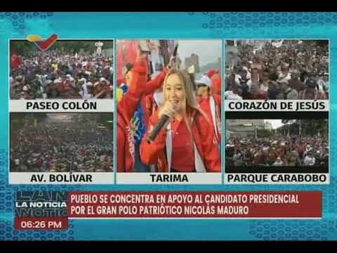 Maduro, Cierre de Campaña en la Av. Bolívar de Caracas, 25 de julio de 2024