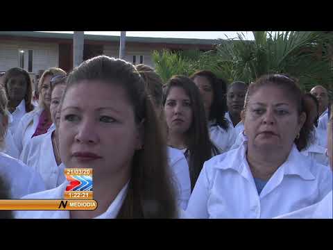 Reciben en Jamaica a nueva brigada médica cubana para combatir la COVID 19