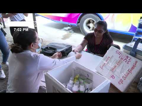 Familias del barrio Hugo Chávez con atención médica gracias a feria de salud - Nicaragua