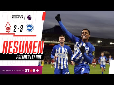 ¡PARTIDAZO Y TRIUNFO DE LAS GAVIOTAS COMO VISITANTE! | N. Forest 2-3 Brighton | RESUMEN