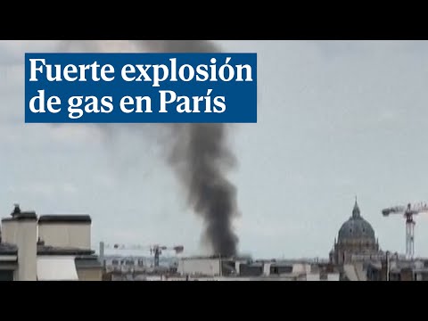Dieciséis heridos en una fuerte explosión de gas en París
