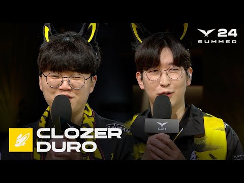 Clozer, Duro 인터뷰 | FOX vs. BRO | 07.26 | 2024 LCK 서머 스플릿