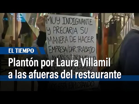 Plantón por presunta explotación laboral en el restaurante Andrés Carne de Res | El Tiempo