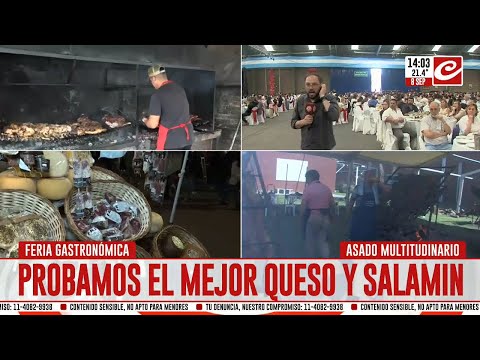 Llegó el asadazo a la fiesta de Manaos