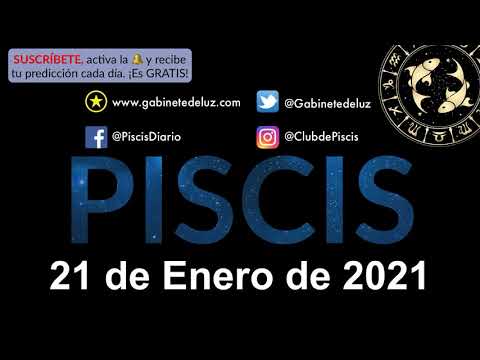Horóscopo Diario - Piscis - 21 de Enero de 2021.