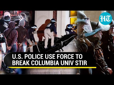 Gaza War: NYPD Officers In Riot Gear Storm Columbia University, Nab Protesters From Hamilton Hall