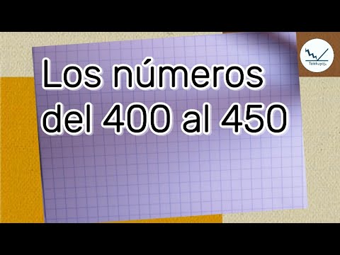 Los números del 400 al 450