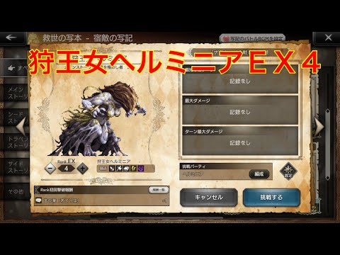 【オクトパストラベラー大陸の覇者】狩王女ヘルミニアEX4攻略‼︎