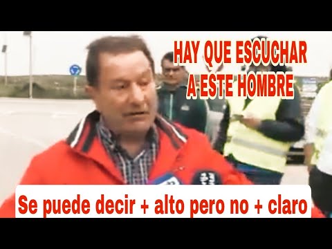 IMPRESIONANTES LAS PALABRAS DE ESTE AGRICULTOR, Más claro no se puede decir